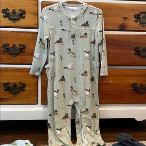 NWOT Angel Dear Duck Print Baby Onesie